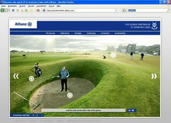 Bild: Kubikfoto GmbH präsentiert virtuelle Erlebnistour durch das Home of Golf der ALLIANZ GROUP
