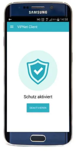 Bild: Mobile Security: Offizielle Version des ViPNet Clients for Android erschienen