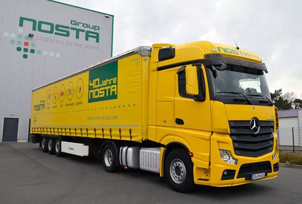 Bild: Schutzengel an Bord – NOSTA Group investiert in neue Sattelzugmaschinen