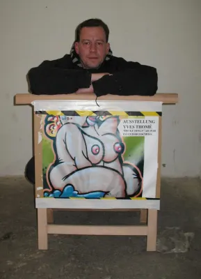 Bild: "Dicke Dings", Graffiti-Ausstellung in Hamburg.