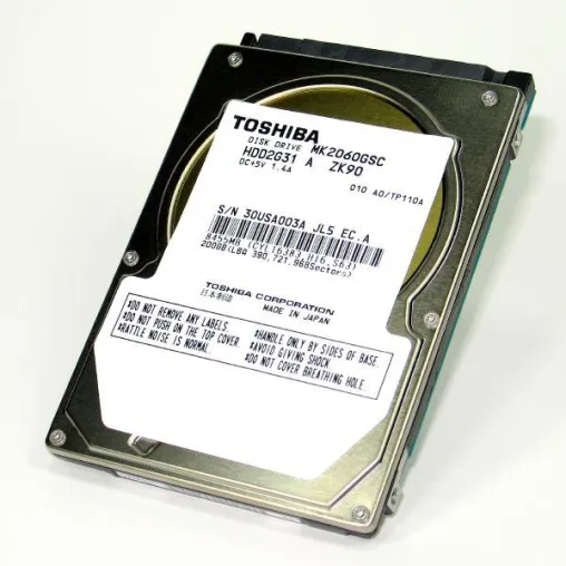 Bild: Toshiba kündigt mit MK2060GSC weltweit erste Automotive-HDD mit 200 GB Speicherkapazität an