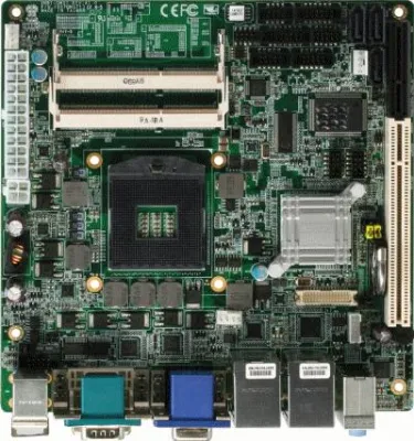 Bild: Industrielles Motherboard IMBI-QM57 mit Intel Core i7/i5 Prozessor