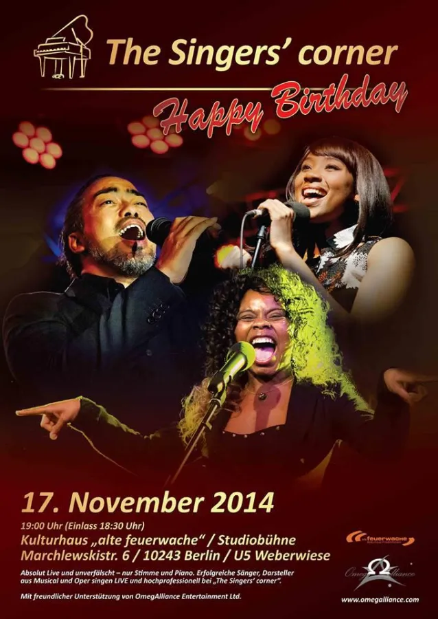 The Singers corner Berlin - Live Entertainment im Stil einer New Yorker Pian Bar