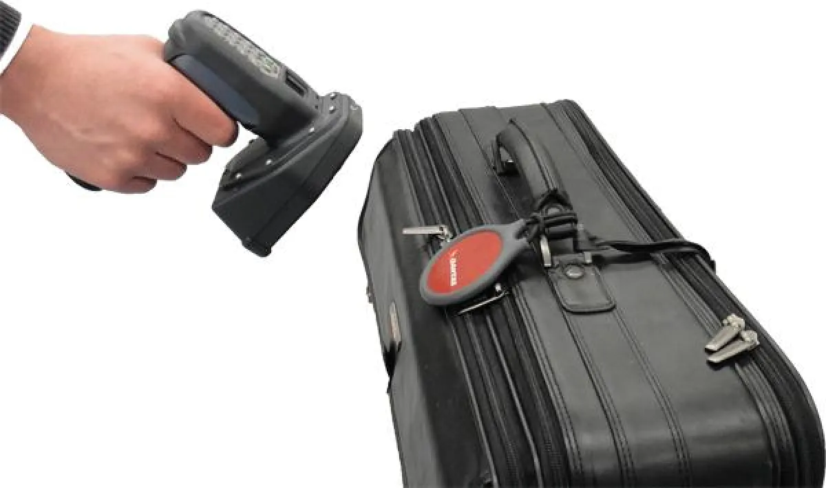 SCANNDYgun zum prüfen von RFID Koffer/Taschenanhänger
