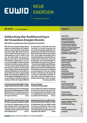 Bild: Der Koalitionsvertrag als "Dokument energiepolitischer Mutlosigkeit"
