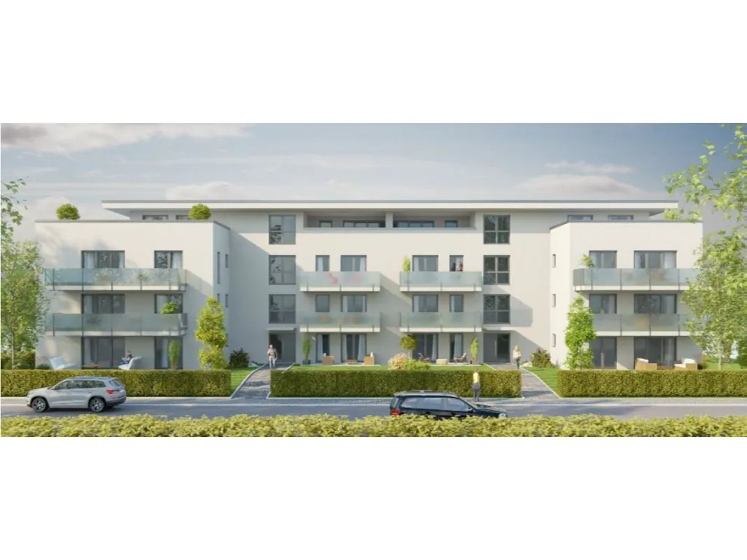 Visualisierung der Wohnanlage mit insgesamt 31 Wohneinheiten in Lüdenscheid (© IMAXX GmbH)