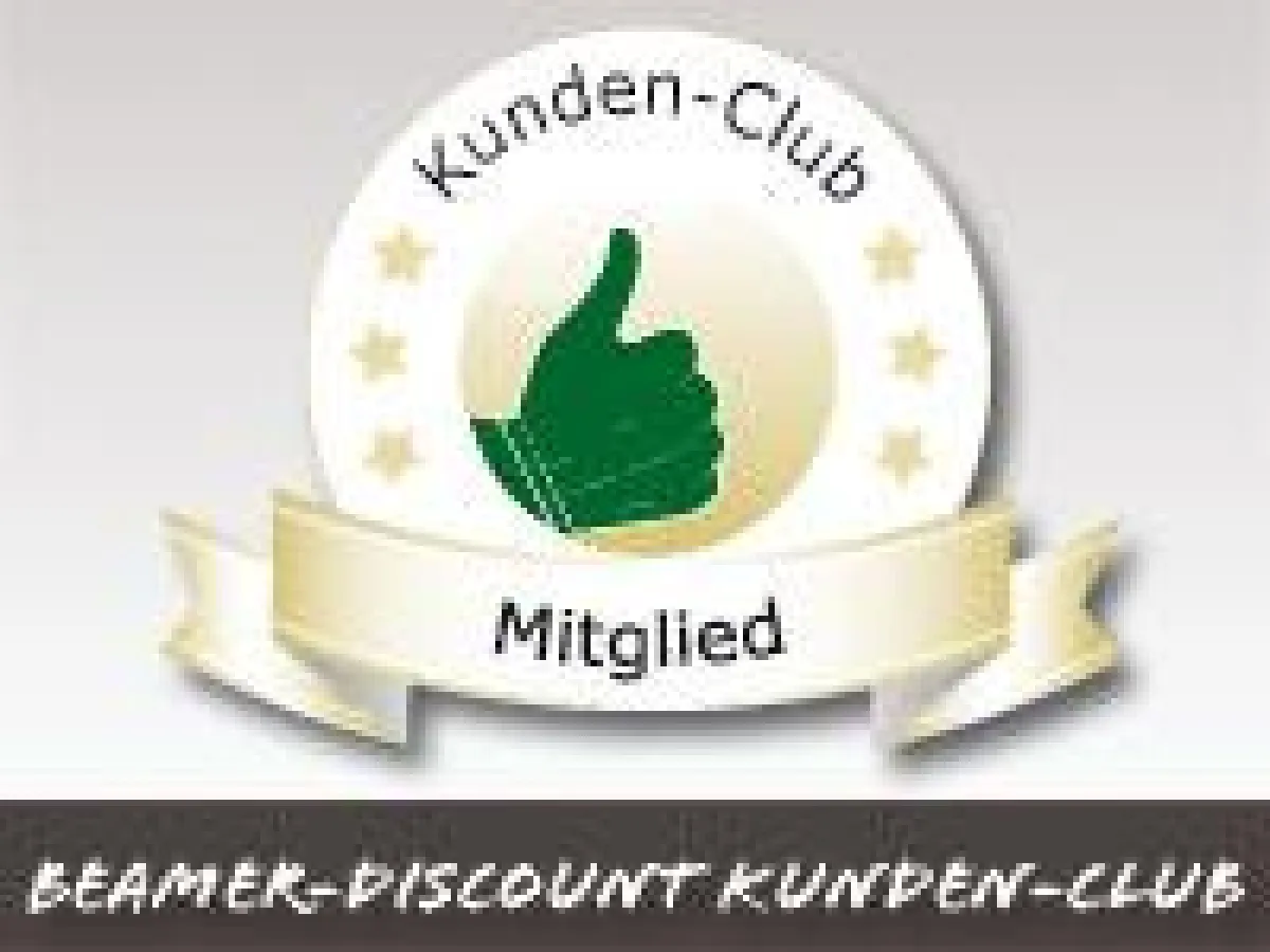 Beamer-Discount Kunden-Club Siegel