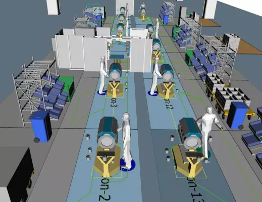 Bild: Kostenlose Demoversion von 4D-Produktionsplanungs-Werkzeug erhältlich