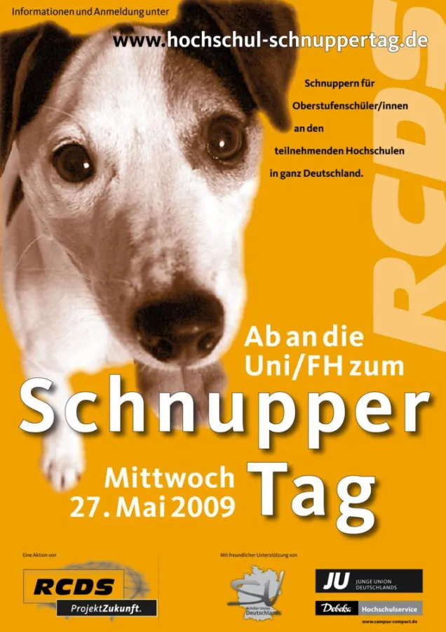 Bundesweiter Hochschulschnuppertag am 27. Mai 2009