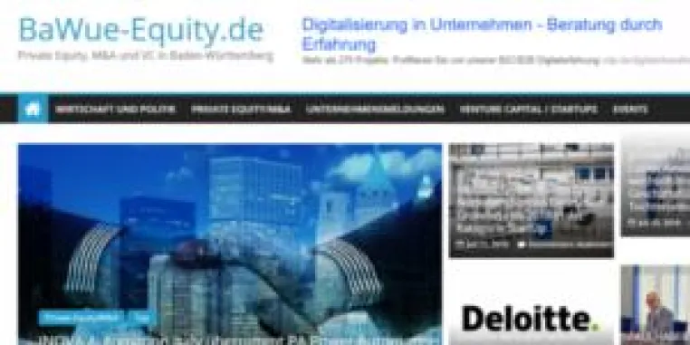 Bild: Baden-Württemberg aktuell: Private Equity, M&A, Venture Capital und Mittelstand-News