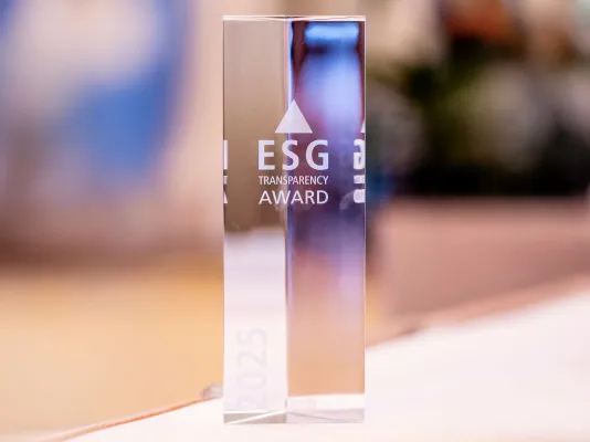 Bild: Start der Bewerbungsphase für den ESG Transparency Award 2026