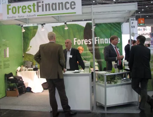 Bild: Rohstoffmesse - ForestFinance auf Edelmetall- und Rohstoffmesse München