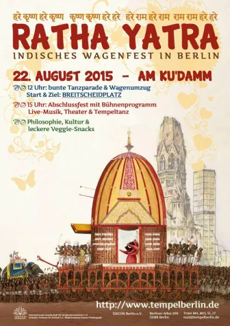 Bild: Spirituelles Wagenfest am 22. August 2015 auf dem Ku’damm