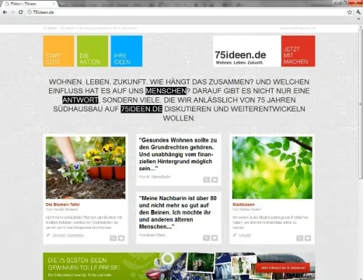 Bild: 75 Ideen für eine lebenswerte Zukunft