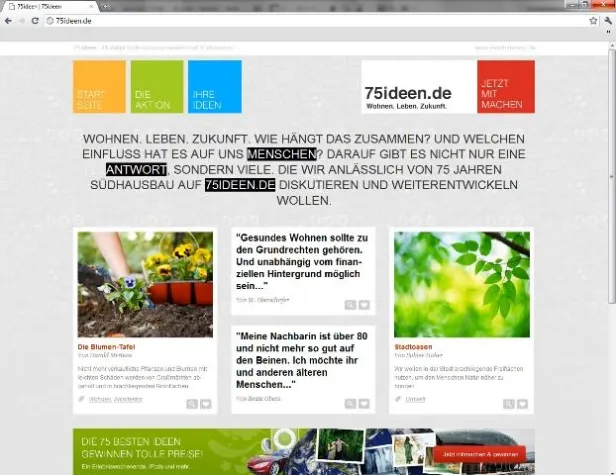 Bild: 75 Ideen für eine lebenswerte Zukunft