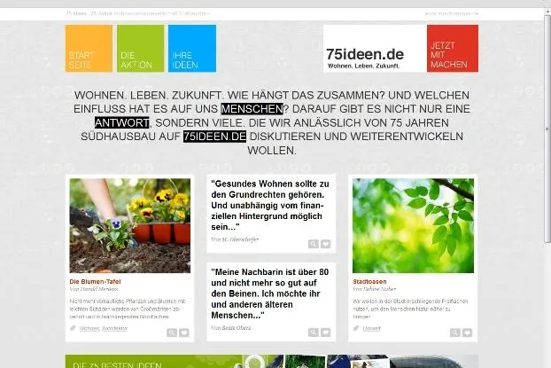 75 Ideen für eine lebenswerte Zukunft Bild: 75 Ideen für eine lebenswerte Zukunft