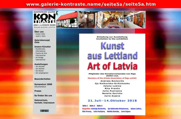 Bild: Ausstellung KUNST AUS LETTLAND - ART OF LATVIA