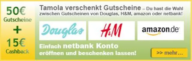 Bild: Gutscheine & Boni – mit tamola zahlt sich jeder Einkauf aus
