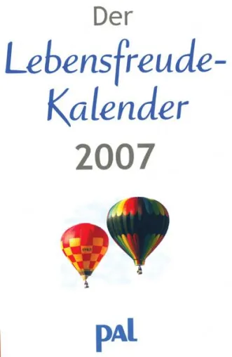 Bild: Der Lebensfreude-Kalender  aus dem PAL Verlag unter den TOP 5 der meistgekauften Kalender Deutschlands