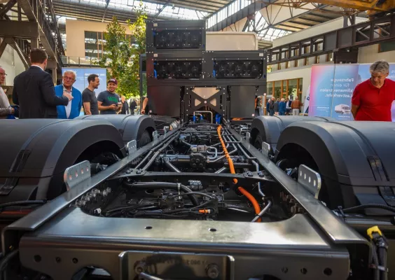 Bild: Projektausstellung "hallo wasserstoff" am 15.8. in Lingen