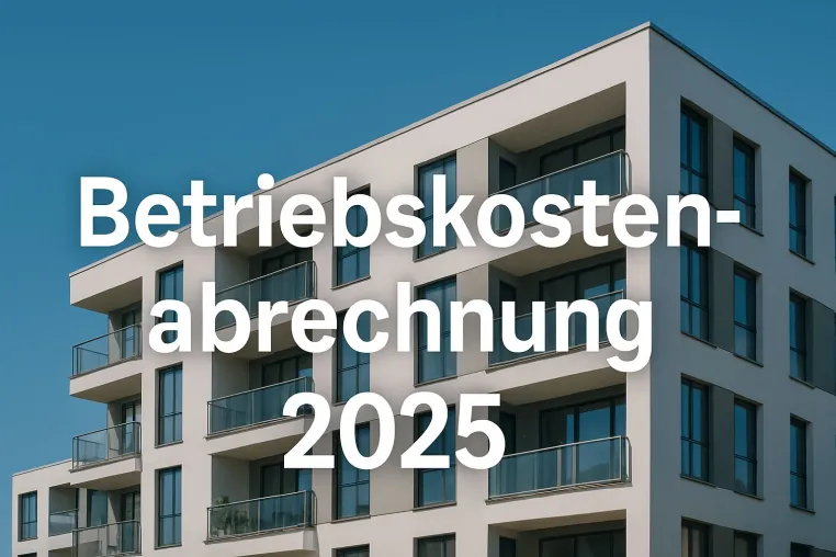 Bild: Betriebskostenabrechnung 2025: Was Vermieter und Hausverwaltungen jetzt wissen müssen
