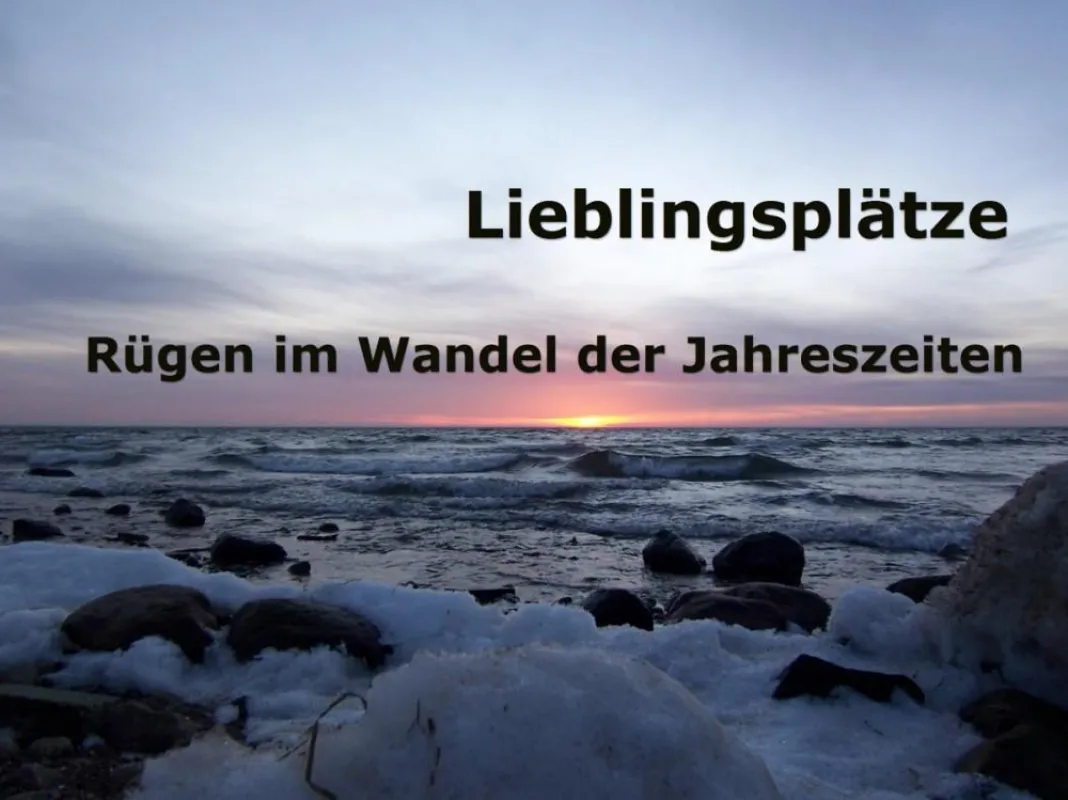 Sonnenuntergang auf dem Mönchgut - aus der neuen Multimedia-Show der Komödie Rügen