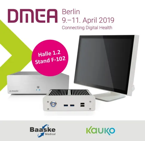Baaske Medical präsentiert Medical PCs der neuen Generation auf der DMEA Bild: Baaske Medical präsentiert Medical PCs der neuen Generation auf der DMEA