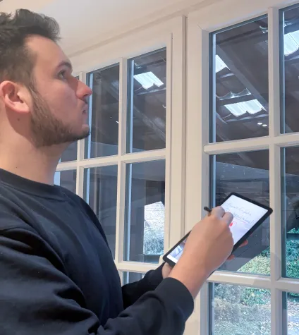 Digitales Aufmaß mit metiscale - Effizienzsprung im Fensterhandwerk Bild: Digitales Aufmaß mit metiscale - Effizienzsprung im Fensterhandwerk