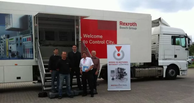 Bild: Bosch Rexroth besucht ROTOCONTROL während der Control City Tour durch Norddeutschland