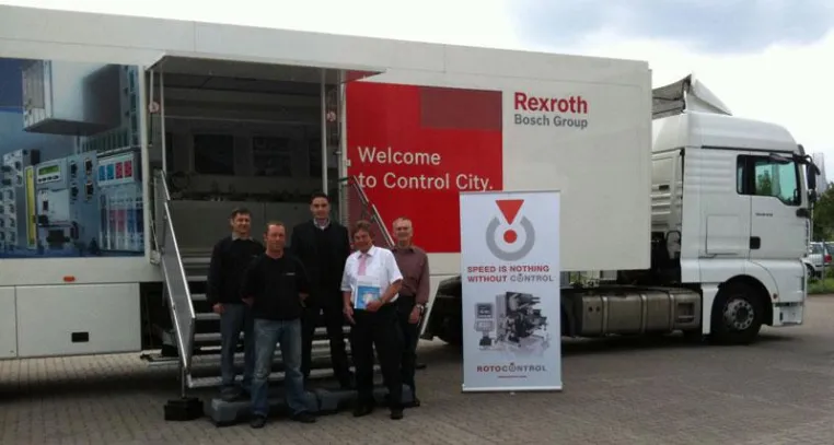 Bild: Bosch Rexroth besucht ROTOCONTROL während der Control City Tour durch Norddeutschland