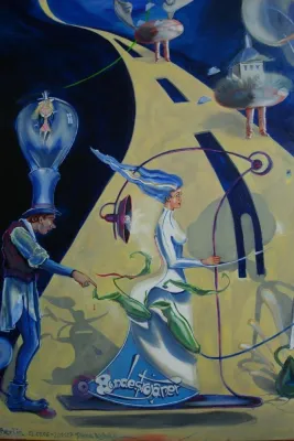 Bild: „Der Bundestrojaner“ ist surreal aktiv – Die neue Ausstellung in der Achtzig-Galerie
