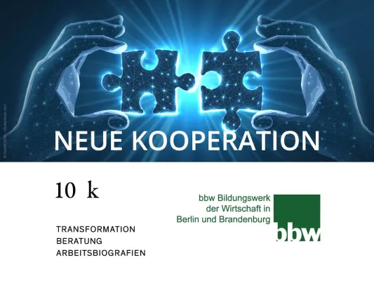 Bild: Neue Partnerschaft zwischen bbw Gruppe und 10 k Beratung 