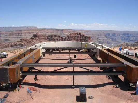 Bild: Countdown für den Skywalk am Grand Canyon läuft