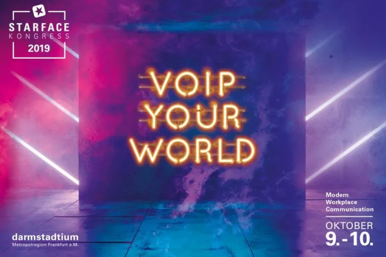 VOIP YOUR WORLD - Modern Workplace Communication: STARFACE lädt die UCC-Branche zum Kongress Bild: VOIP YOUR WORLD - Modern Workplace Communication: STARFACE lädt die UCC-Branche zum Kongress