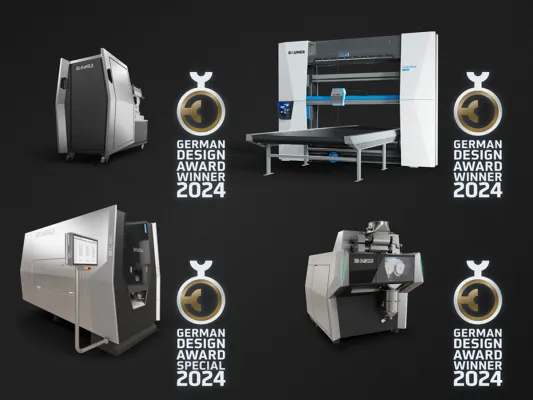 Bild: German Design Award 2024 für Maschinendesigns der d.u.h.Group
