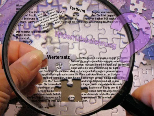 Justizministerium: Neuer Mustertext für Widerrufsbelehrung schon Anfang November Bild: Justizministerium: Neuer Mustertext für Widerrufsbelehrung schon Anfang November