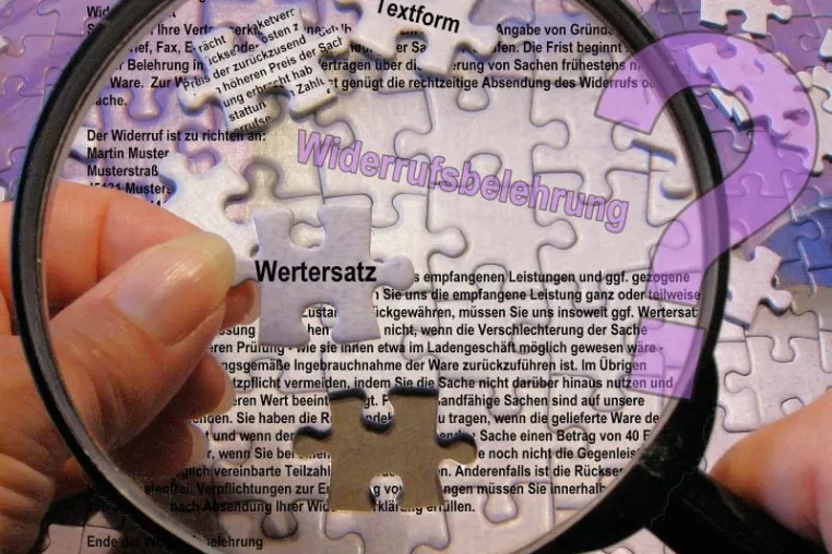 Bild: Justizministerium: Neuer Mustertext für Widerrufsbelehrung schon Anfang November