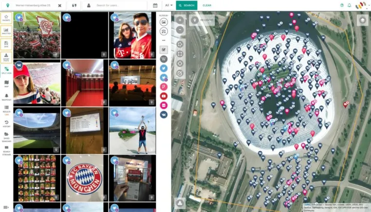 Bild: Social Media: Das passiert in Bundesliga-Stadien
