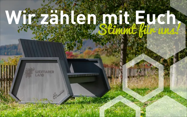 Bild: Weimarer Land Tourismus e. V. für renommierten GREEN MONARCH Award 2025 nominiert