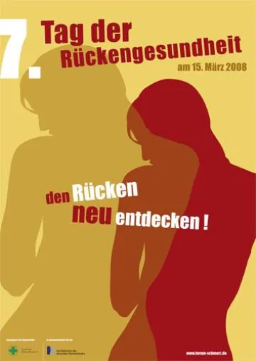 Bild: Den Rücken neu entdecken - 7. Tag der Rückengesundheit am 15. März 2008 bietet Beratung und Information