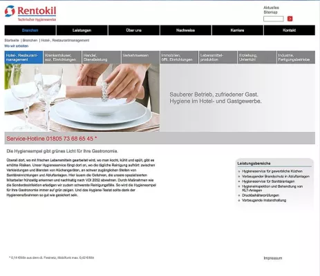 Heithausen & Behler verhilft Rentokil zu neuem Glanz. Bild: Heithausen & Behler verhilft Rentokil zu neuem Glanz.