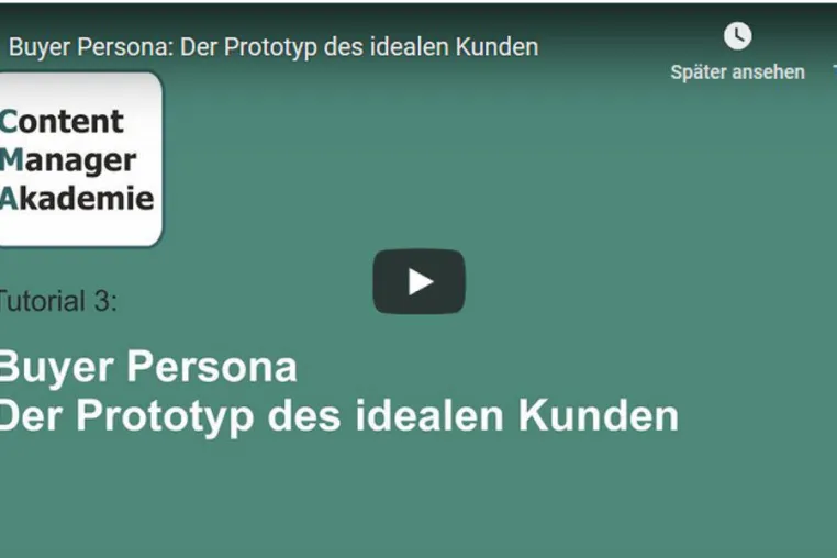 Bild: Buyer Persona(s) – der Prototyp des idealen Kunden