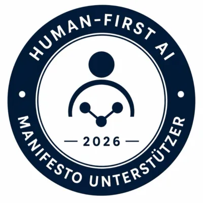 Bild: Human-First AI Manifesto: Zwölf Grundsätze für einen klaren Verstand im Zeitalter der Künstlichen Intelligenz