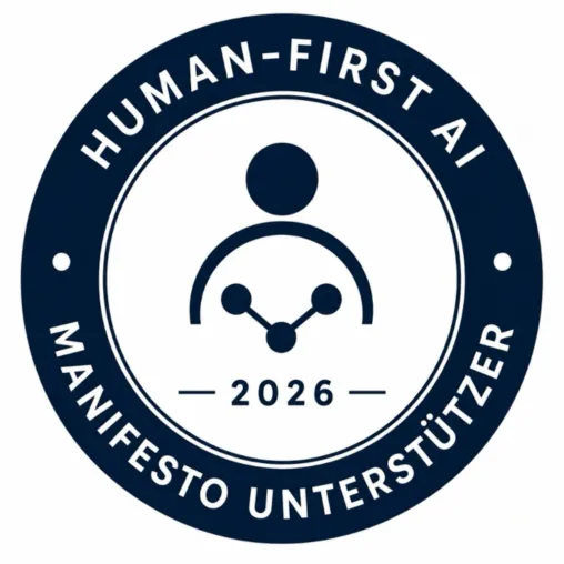 Human-First AI Manifesto: Zwölf Grundsätze für einen klaren Verstand im Zeitalter der Künstlichen Intelligenz Bild: Human-First AI Manifesto: Zwölf Grundsätze für einen klaren Verstand im Zeitalter der Künstlichen Intelligenz