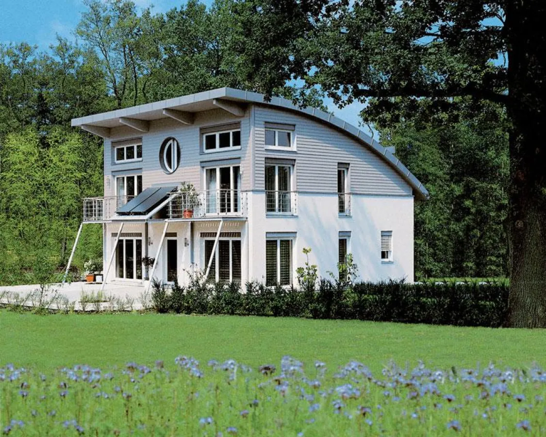 Ein Passivhaus trotzt steigenden Energiepreisen. Foto: WeberHaus