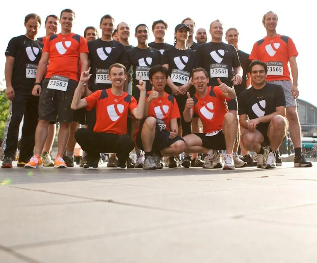 Das TYPO3 Running Team kurz vor dem Start