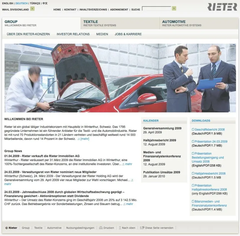 rieter.com - Rieter Group
