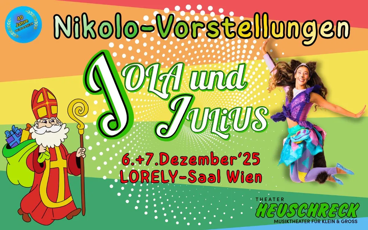 Fröhliche Nikolo-Vorstellungen von den Theater-HEUSCHRECKen (© Theater HEUSCHRECK)