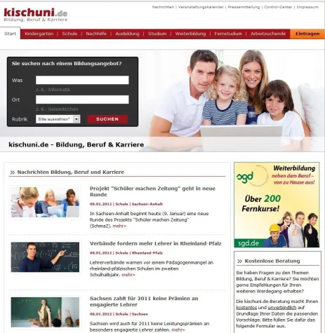 Neues Design zum 5-jährigen Jubiläum von kischuni.de Bild: Neues Design zum 5-jährigen Jubiläum von kischuni.de