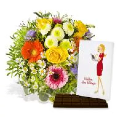 Bild: Internationaler Frauentag: Blumen für die Superwoman